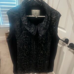 ANATOMIE  animal print vest